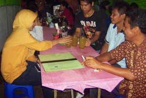 Indyah, Titik W, Maryono dan M. Ridwan di Banjarbaru